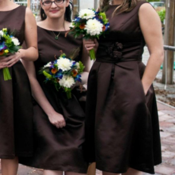 Dessy Collection Sleeveless Bridesmaid/Prom/Formal Dress - Style 2780 - Espresso - Picture 3 of 8